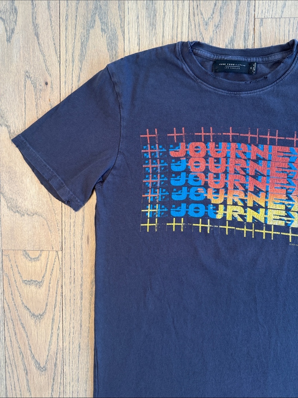 Junk Food Women’s Black Graphic 'Journey' Tee with Multicolor Print Size X-Small - Picture 2 of 13